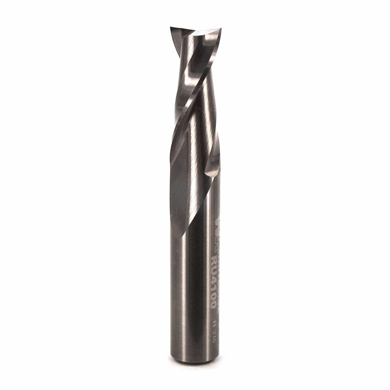 Upcut Spiral Router Bit - 3/8" SH - Flutes:Double Flute - Diameter:3/8" - Cutting Length:1"